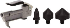 Value Collection - 4 Piece Aluminum Body Air Gun Kit - 1/4 NPT Inlet, 150 Max psi, Aluminum Hose - Exact Industrial Supply