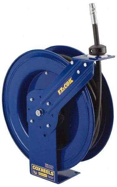 CoxReels - 100' Spring Retractable Hose Reel - 300 psi, Hose Included - Exact Industrial Supply