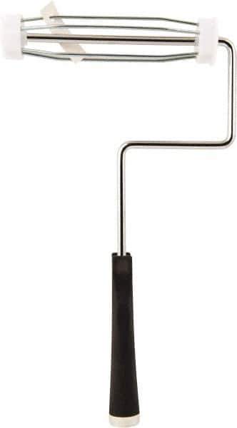 Wooster Brush - 4" Wide x 12-1/2" Long Roller Frame - Metal Frame, Plastic Handle - Exact Industrial Supply