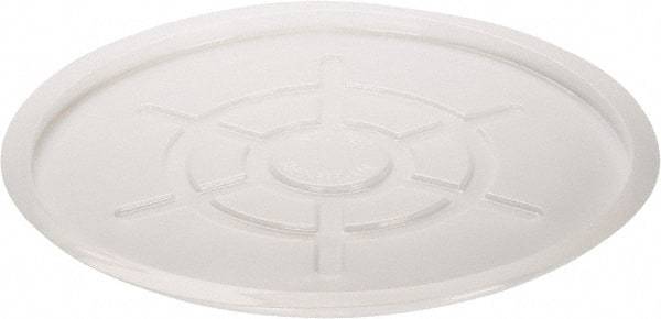 Vestil - Round Polyethylene Closed Head Drum Cover for 55 Gallon Container - 25" Wide - Exact Industrial Supply