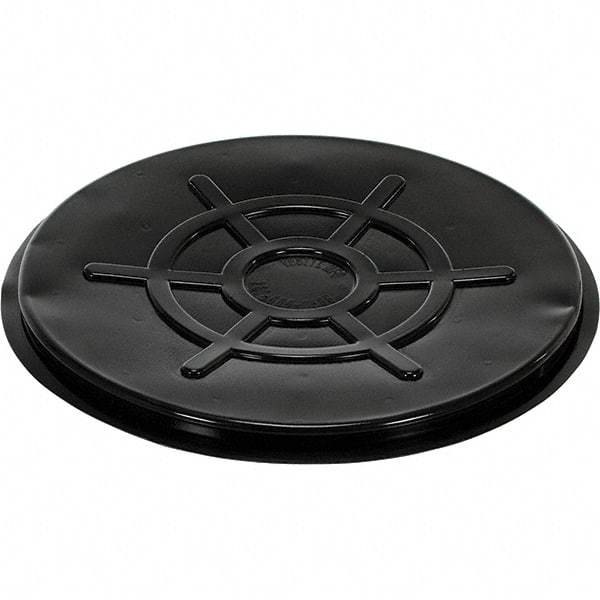 Vestil - Round Polyethylene Closed Head Drum Cover for 55 Gallon Container - 25" Wide - Exact Industrial Supply