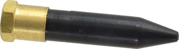 Value Collection - Blow Gun Safety Nozzle - 1/4 NPT, 3.15" Hose Length, 120 psi - Exact Industrial Supply