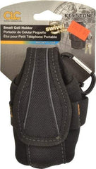CLC - 5 Pocket Cell Phone Holster - Ballistic Polyester, Black, 2-3/4" Wide x 4-1/2" High - Exact Industrial Supply