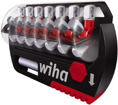 Wiha - 8 Piece, Bit Set - Torx, Phillips, Square Point - Exact Industrial Supply