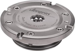 Jergens - ZPS Pneumatic Indexing CNC Quick Change Clamping Module - 1 Module Center, M32 Top Mount, 55 kN Retention Force, 4.5 bar (66 Lb/Sq In) Unlocking Pressure, 0.005mm Repeatability - Exact Industrial Supply