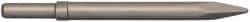 PRO-SOURCE - 10.2" OAL, Moil Point Chisel - Round Shank, Alloy Steel - Exact Industrial Supply
