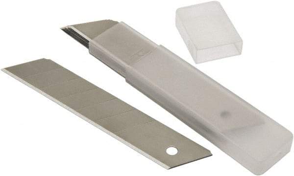 Ability One - 10 Piece Steel Snap Blade - 25mm OAL - Exact Industrial Supply