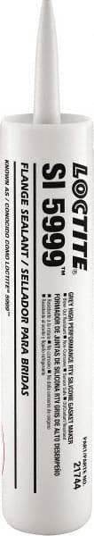 Loctite - 300 mL Cartridge Gray Silicone Sealant - -65°F Min Operating Temp - Exact Industrial Supply