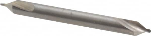 Cleveland - #0 Plain Cut 60° Incl Angle High Speed Steel Combo Drill & Countersink - Exact Industrial Supply