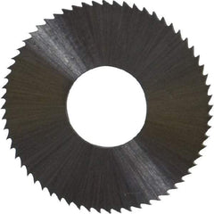 Controx - 1" Diam x 0.0313" Blade Thickness x 3/8" Arbor Hole Diam, 64 Tooth Slitting & Slotting Saw - Arbor Connection, Right Hand, Uncoated, M2 High Speed Steel, Concave Ground - Exact Industrial Supply