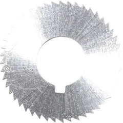 Controx - 1-1/4" Diam x 1/16" Blade Thickness x 1/2" Arbor Hole Diam, 48 Tooth Slitting and Slotting Saw - Arbor Connection, Right Hand, Uncoated, Cobalt, Concave Ground, Contains Keyway - Exact Industrial Supply