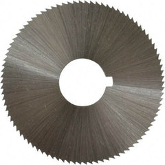 Controx - 1-3/4" Diam x 0.04" Blade Thickness x 1/2" Arbor Hole Diam, 90 Tooth Slitting and Slotting Saw - Arbor Connection, Right Hand, Uncoated, Cobalt, Concave Ground, Contains Keyway - Exact Industrial Supply