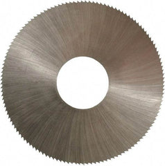 Controx - 2" Diam x 0.014" Blade Thickness x 5/8" Arbor Hole Diam, 132 Tooth Slitting and Slotting Saw - Arbor Connection, Right Hand, Uncoated, High Speed Steel, Concave Ground - Exact Industrial Supply