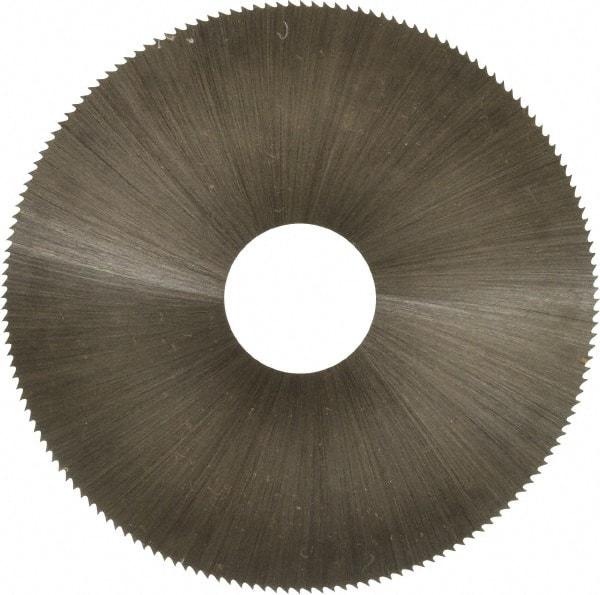 Controx - 2-1/2" Diam x 0.01" Blade Thickness x 5/8" Arbor Hole Diam, 160 Tooth Slitting and Slotting Saw - Arbor Connection, Right Hand, Uncoated, High Speed Steel, Concave Ground - Exact Industrial Supply
