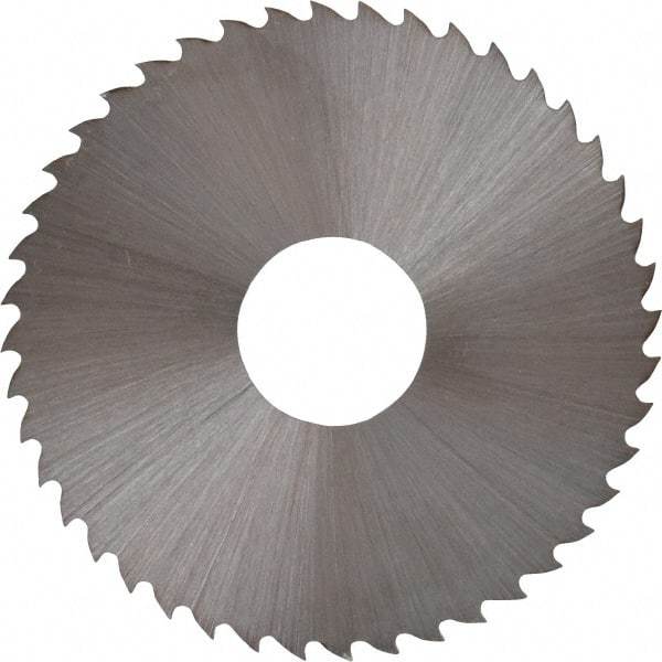 Controx - 1-3/4" Diam x 0.02" Blade Thickness x 1/2" Arbor Hole Diam, 44 Tooth Slitting and Slotting Saw - Arbor Connection, Right Hand, Uncoated, High Speed Steel, 15° Rake, Concave Ground - Exact Industrial Supply