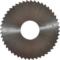 Controx - 2" Diam x 0.0313" Blade Thickness x 5/8" Arbor Hole Diam, 48 Tooth Slitting & Slotting Saw - Arbor Connection, Right Hand, Uncoated, M2 High Speed Steel, 15° Rake, Concave Ground - Exact Industrial Supply