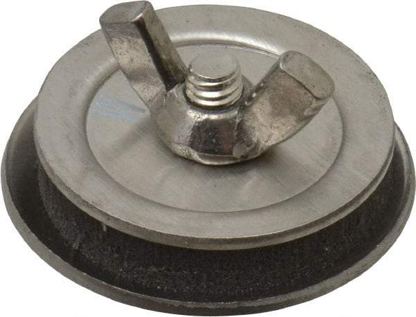 Cooper B-Line - 1/2" Conduit, 4X NEMA Rated, Electrical Enclosure Stainless Steel Hole Seal - UL Listed, Includes Oil-Resistant Gasket, Plated Stud & Wing Nut - Exact Industrial Supply