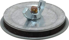 Cooper B-Line - 1" Conduit, 4, 12, 13, 3R NEMA Rated, Electrical Enclosure Steel Hole Seal - ANSI 61/UL Listed, Includes Oil-Resistant Gasket, Plated Stud & Wing Nut - Exact Industrial Supply