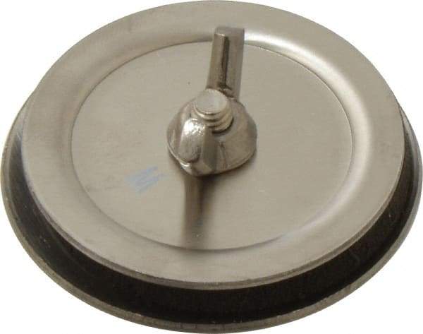 Cooper B-Line - 1" Conduit, 4X NEMA Rated, Electrical Enclosure Stainless Steel Hole Seal - UL Listed, Includes Oil-Resistant Gasket, Plated Stud & Wing Nut - Exact Industrial Supply