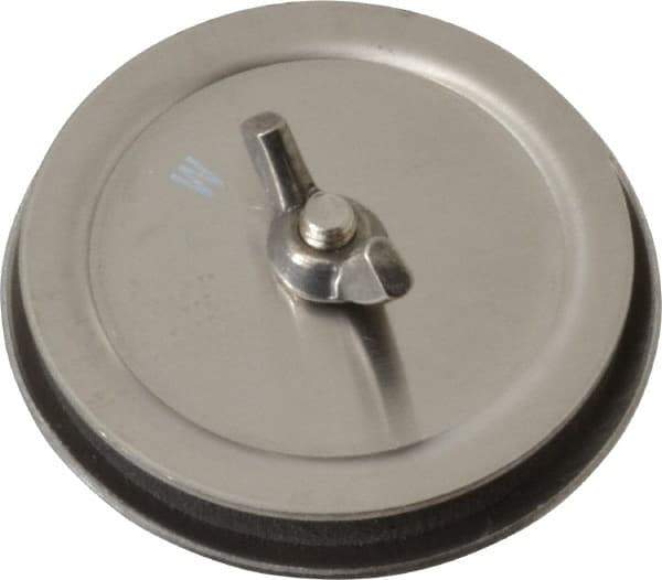 Cooper B-Line - 1-1/4" Conduit, 4X NEMA Rated, Electrical Enclosure Stainless Steel Hole Seal - UL Listed, Includes Oil-Resistant Gasket, Plated Stud & Wing Nut - Exact Industrial Supply