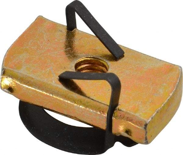 Cooper B-Line - Steel 1/4-20" Rod, Zinc Dichromate Steel Cone Strut Nut - 450 Lb Capacity, 1/4-20" Bolt, Used with Cooper B Line Channel & Strut (All Sizes Except B62 & B72) - Exact Industrial Supply