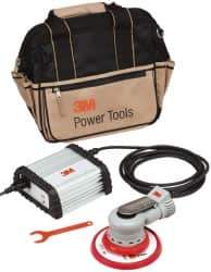3M - 6 Inch Pad, 10,000 OPM, Electric Orbital Sander - Round, Palm Sander, 5 Amps - Exact Industrial Supply