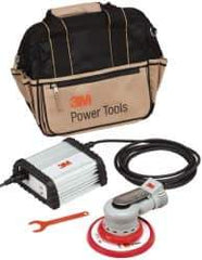 3M - 6 Inch Pad, 10,000 OPM, Electric Orbital Sander - Round, Palm Sander, 5 Amps - Exact Industrial Supply