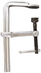 Bessey - 4-3/4" Deep Throat, 12" Max Capacity, Standard Sliding Arm Clamp - 1,880 Lb Clamping Pressure, 0.7" Spindle Diam - Exact Industrial Supply