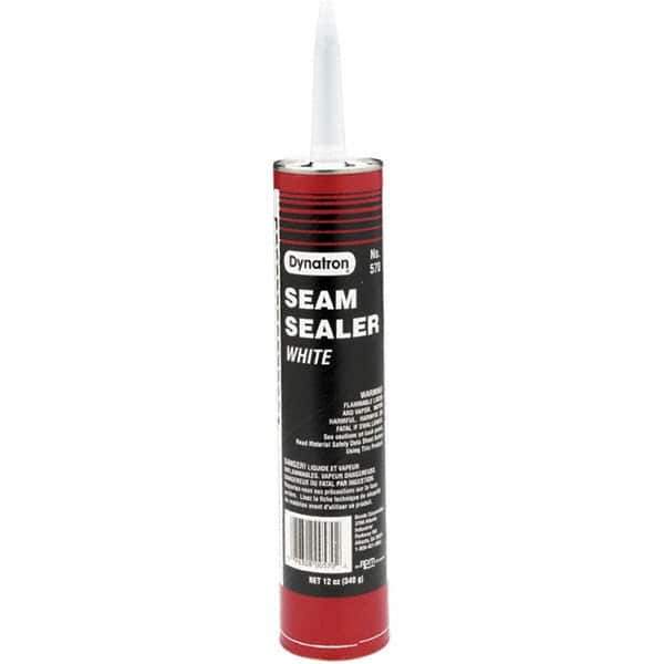 3M - 12 oz Cartridge White Elastic Sealer Seam Sealant - 570 12OZ WHT CARTRIDGE DYNATRON AUTO SEALR CAULK - Exact Industrial Supply