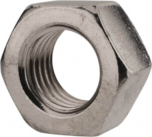 Value Collection - M20x2.50 Metric Coarse Stainless Steel Right Hand Hex Nut - 30mm Across Flats, 16mm High, Uncoated - Exact Industrial Supply