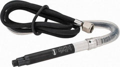 Sioux Tools - 1/8" Collet, Straight Handle, Straight Air Die Grinder - 70,000 RPM, Remote Exhaust, 21.2 CFM, 0.1 hp, 6.21 bar - Exact Industrial Supply
