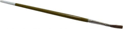 Wooster Brush - Ox Hair Artist's Paint Brush - 1/8" Wide, 11/16" Bristle Length, 6-3/4" Plastic Handle - Exact Industrial Supply