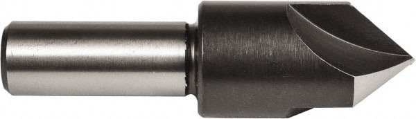 Union Butterfield - 1/4" Head Diam, 3/16" Shank Diam, 3 Flute 100° High Speed Steel Countersink - Exact Industrial Supply