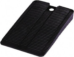 Precision Brand - 30 Piece, 1/4" Thick x 1" Wide x 2" Long Polypropylene Shim Stock Sheet Assortment - Black, ±10% Tolerance - Exact Industrial Supply