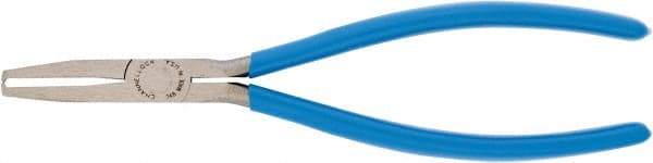 Channellock - 8" OAL, End Cutting Pliers - 1-3/16" Jaw Length x 17/32" Jaw Width, Plastic Dipped Handle - Exact Industrial Supply