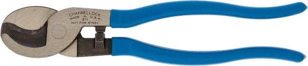 Channellock - 9-1/2" OAL, Cable Cutter - Plastic Dipped Handle - Exact Industrial Supply