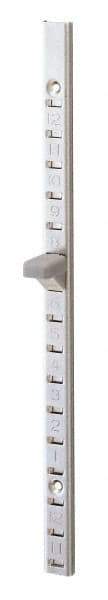 Sugatsune - Satin Stainless Steel Coated, Shelf Standard Bracket - 71-5/8" Long, 15mm Wide - Exact Industrial Supply