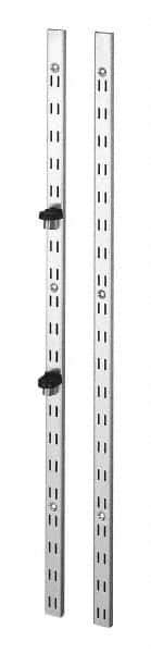 Sugatsune - Satin Stainless Steel Coated, Double Slot Standards Bracket - 71-5/8" Long, 15mm Wide - Exact Industrial Supply