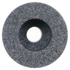 1″ × 1″ × 1/4″ 32A Internal Wheel Type 05 Recessed One Side1/2″ × 1/2″, 60 Grit Aluminum Oxide 32A60-KVBE - Exact Industrial Supply