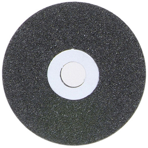 4 × 1/4 × 3/8″ Gemini Reinf Portable Snagging Wheel >3″ 57A 24 R BRA Type 01 - Exact Industrial Supply