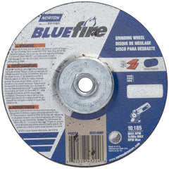 6 × 1/4 × 5/8 - 11″ BlueFire Grinding Wheel ZA 24 S Type 27 - Exact Industrial Supply