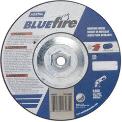 7 × 1/4 × 5/8 - 11″ BlueFire Grinding Wheel ZA 24 S Type 27 - Exact Industrial Supply