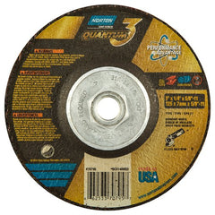 5″ × 1/4″ × 5/8″-11 - T27 - Quantum 3 Depressed Center Wheel - Exact Industrial Supply