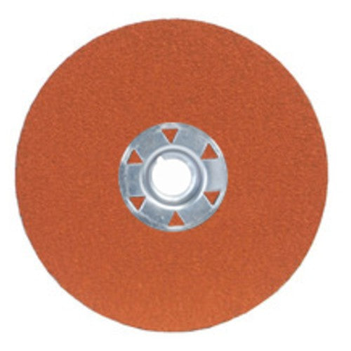 5″ × 1/4″ × 5/8″-11 SG Blaze F980 Fiber Disc 24 Grit Ceramic Alumina - Exact Industrial Supply