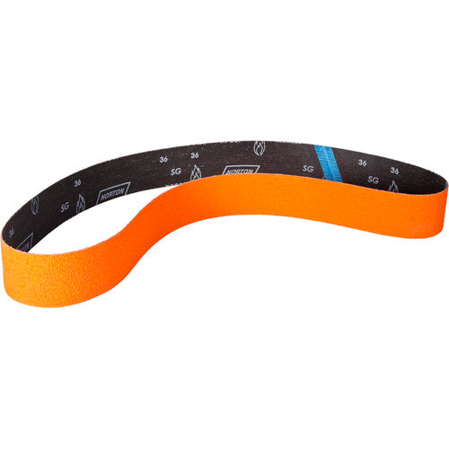 1″ × 42″ SG Blaze R980P Narrow Belt 100 Grit Ceramic Alumina - Exact Industrial Supply