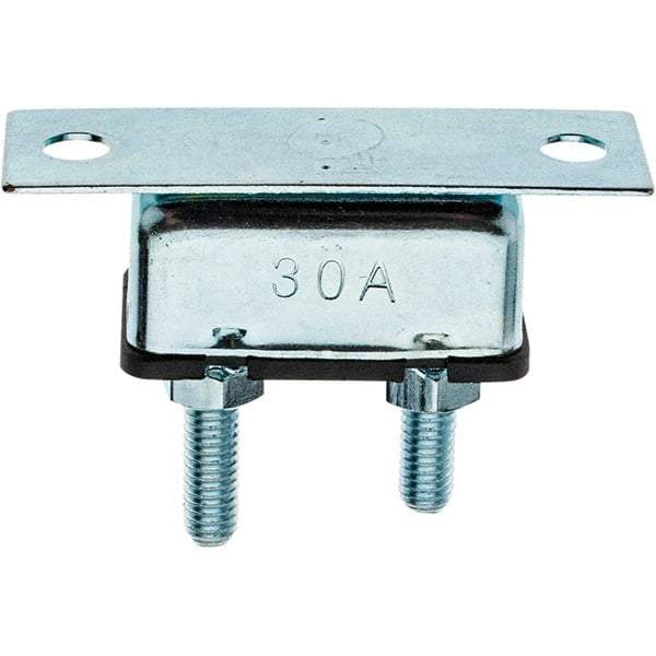 Value Collection - 30 Amp Automotive Stud Terminal Circuit Breaker - Bracket Mount - Exact Industrial Supply