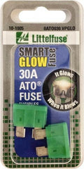 Value Collection - 30 Amp, Automotive Fuse - Green, Littlefuse ATO030 - Exact Industrial Supply