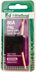 Value Collection - 80 Amp, Automotive Fuse - Black, Littlefuse PAL280 - Exact Industrial Supply