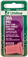Value Collection - 30 Amp, Automotive Fuse - Pink, Littlefuse PAL330 - Exact Industrial Supply