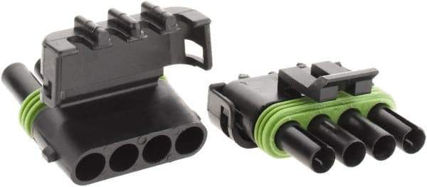 Value Collection - Automotive Terminal Parts - Weather Pack Connector Shells - Exact Industrial Supply